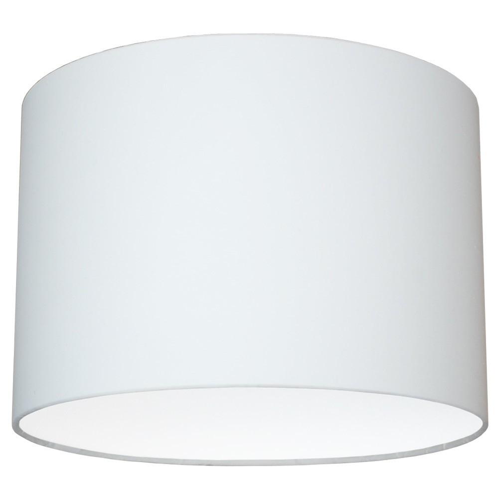 Абажур белый однотонный для светильника