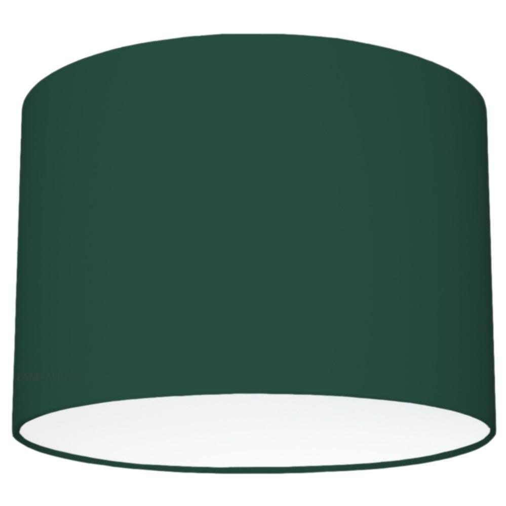 Абажур темно-зеленый однотонный для светильника