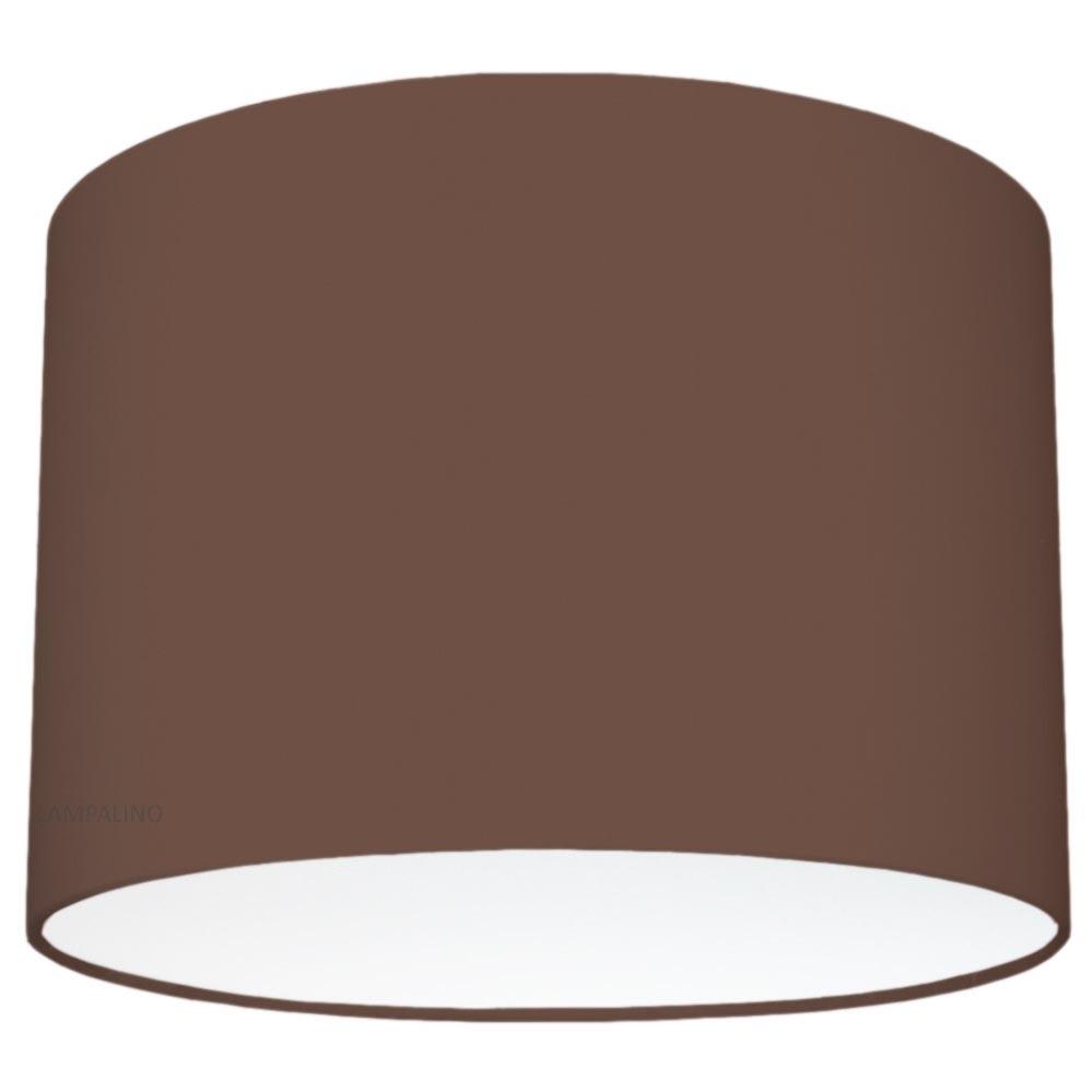 Абажур коричневый однотонный для светильника