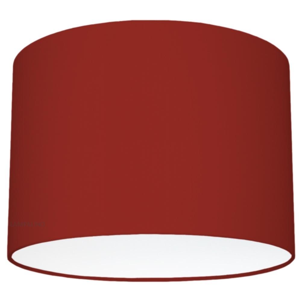 Абажур кирпичный однотонный для светильника