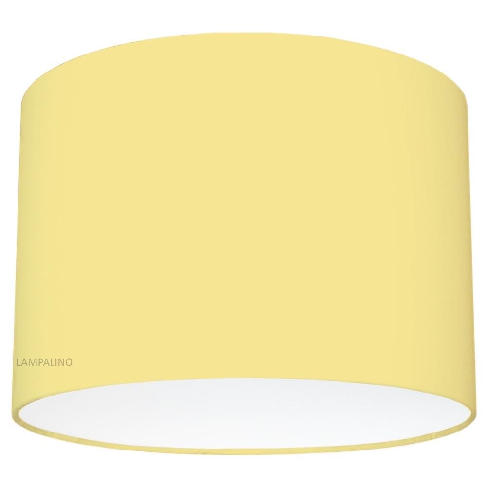 Абажур светло-желтый однотонный для светильника
