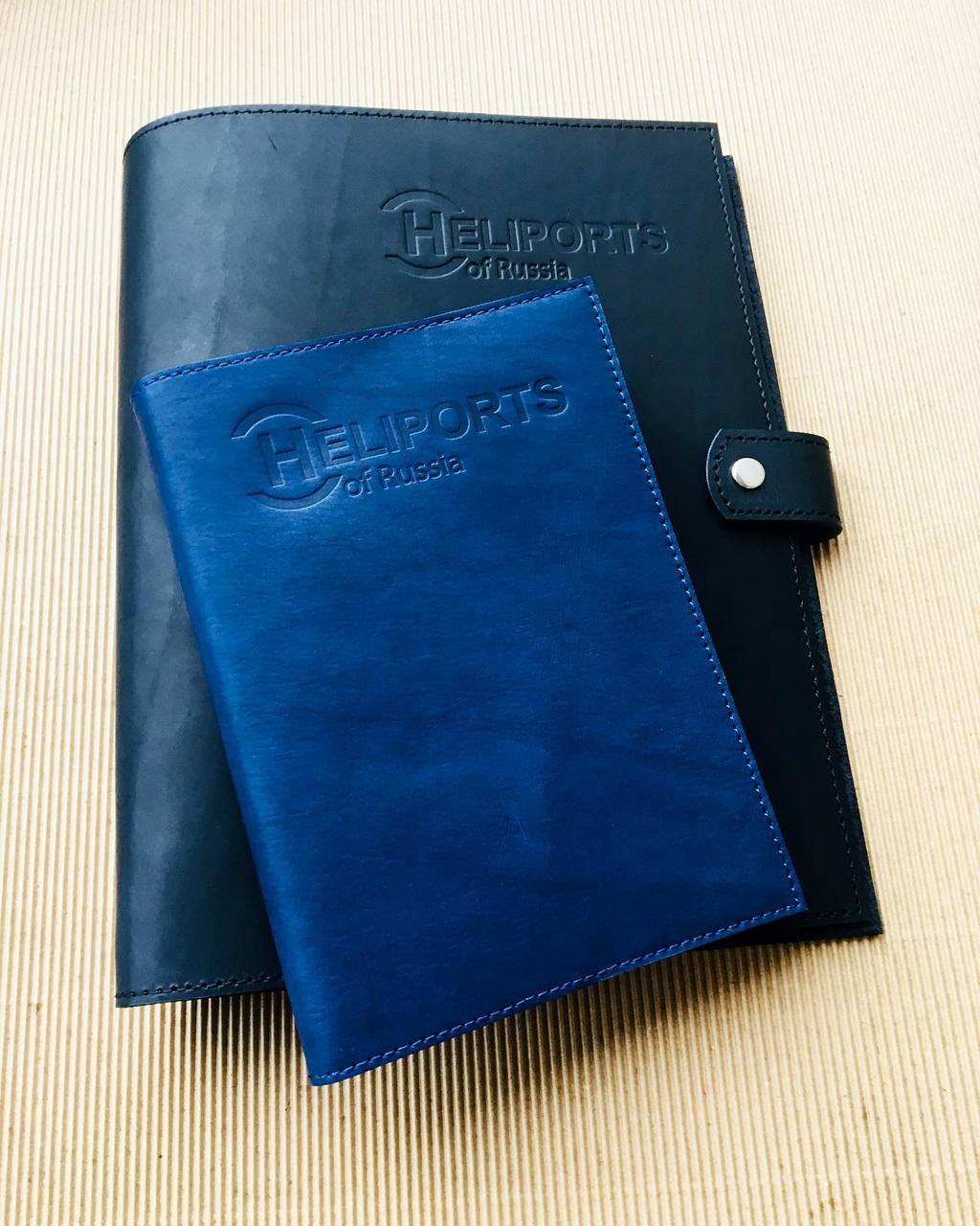 Кожаный ежедневник 2021 с логотипом