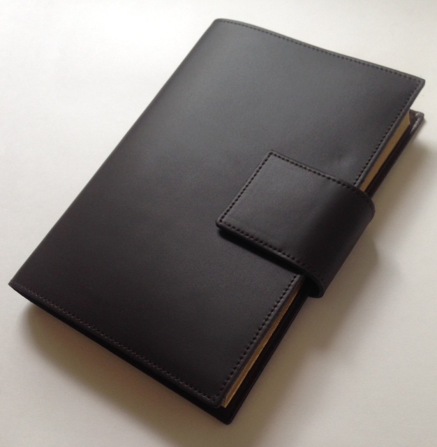 Кожаный ежедневник со сменным блоком