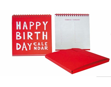 Календарь для записи дней рождения Fabriano