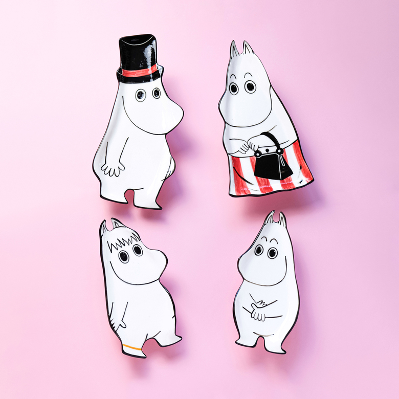 Набор тарелок СЕМЕЙСТВО МУМИ