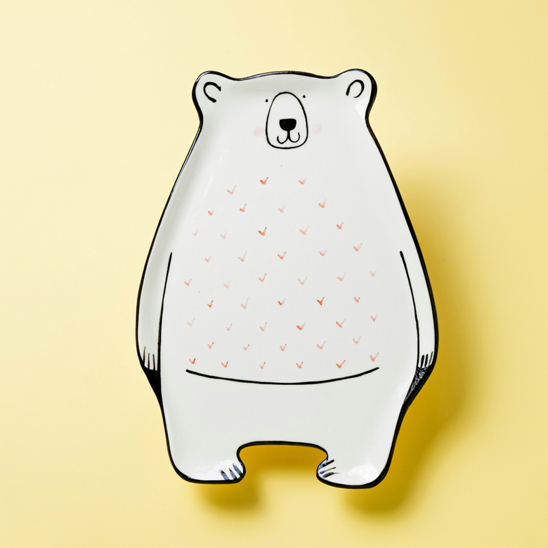 Тарелка КОСОЛАПЫЙ МЕДВЕДЬ