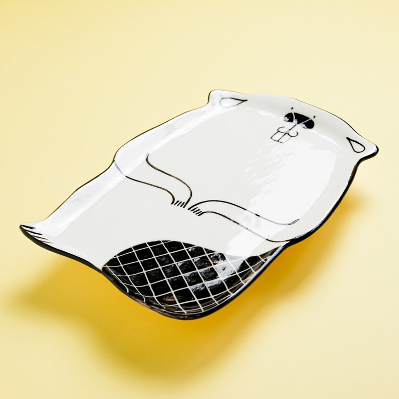 Тарелка  ТРУДОЛЮБИВЫЙ БОБЕР