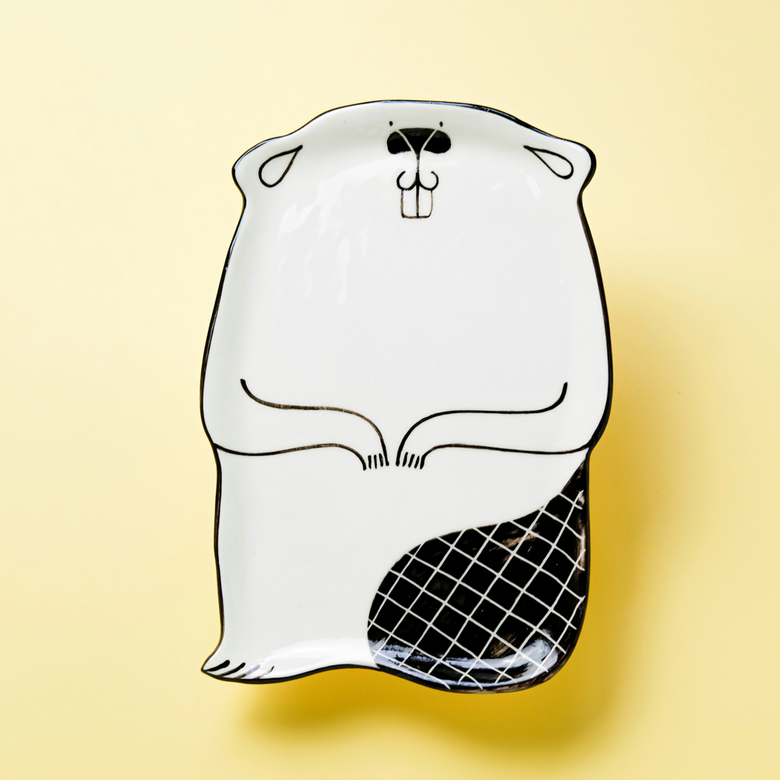 Тарелка  ТРУДОЛЮБИВЫЙ БОБЕР