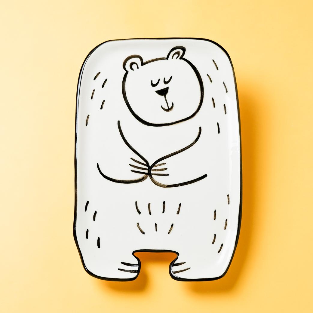 Тарелка ЗАСТЕНЧИВЫЙ МЕДВЕДЬ