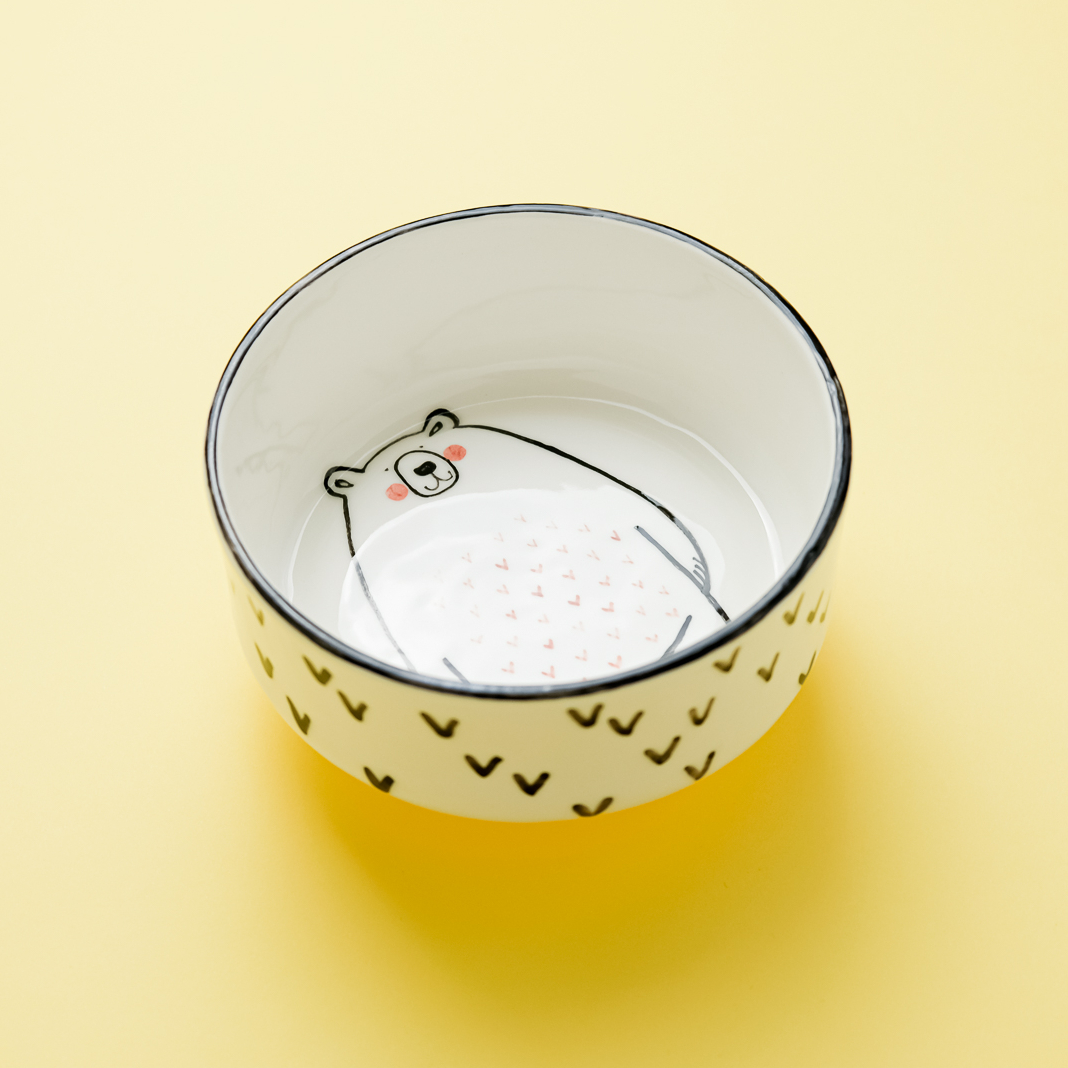 Миска КОСОЛАПЫЙ МЕДВЕДЬ