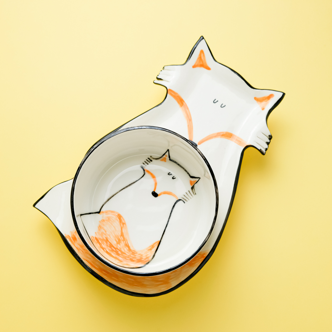 Пара УМИРОТВОРЕННЫХ ЛИСОВ