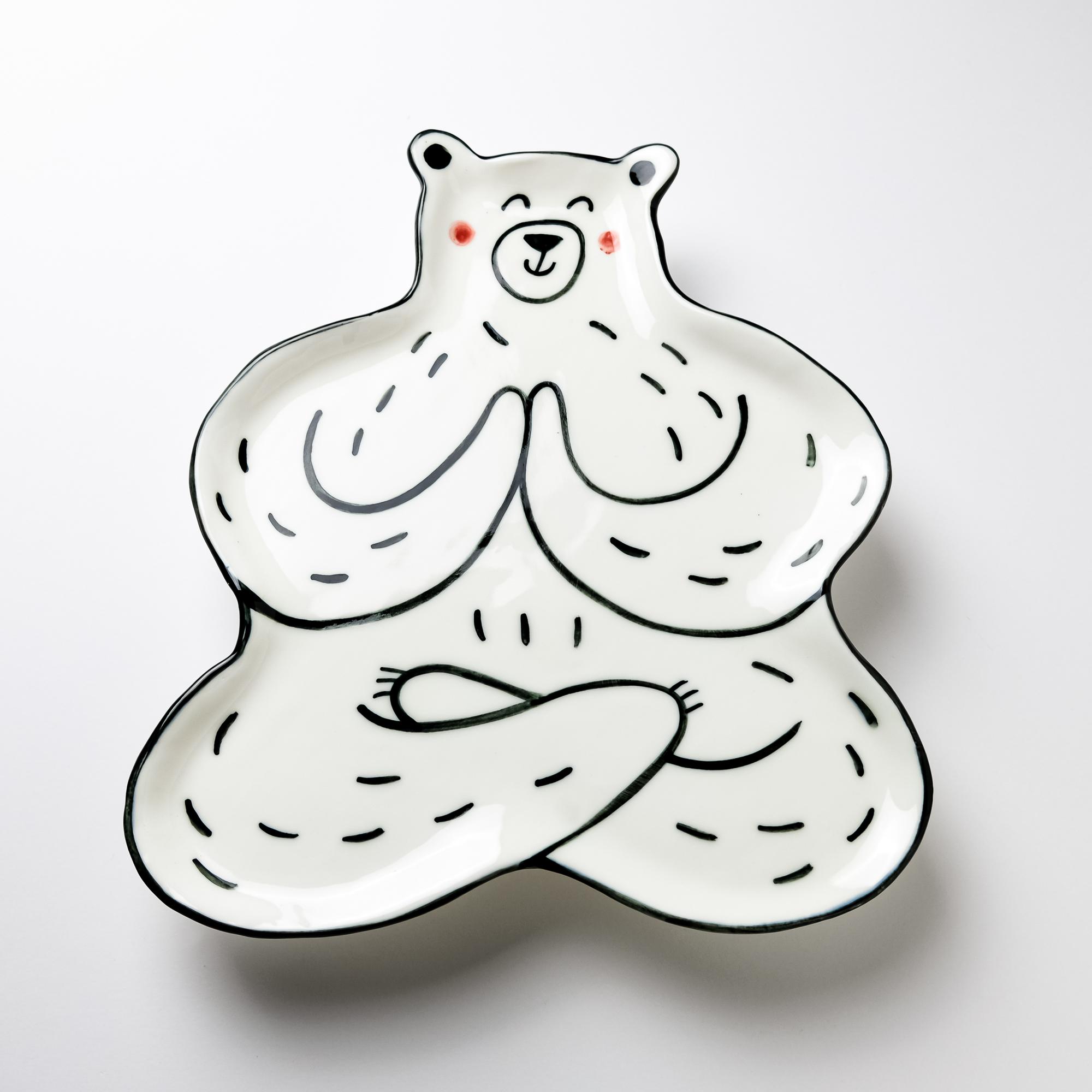 Тарелка ОСОЗНАННЫЙ МЕДВЕДЬ