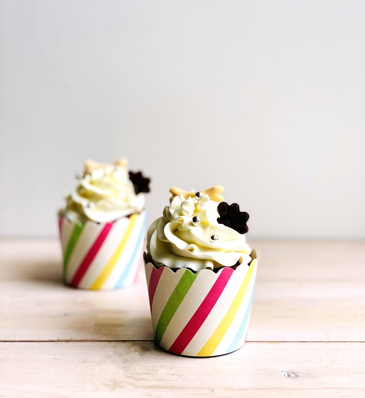 Набор капкейков "Косточка" (2 шт)