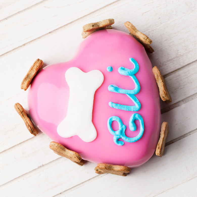 Dog тортик "Heart" (размер S)