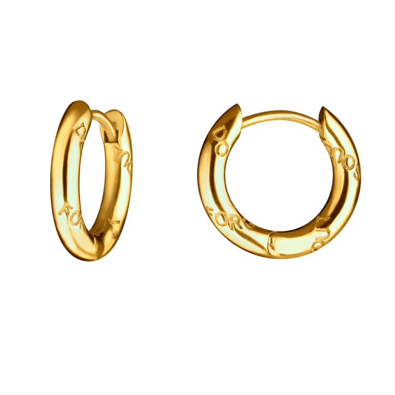 Моносерьга Big Click Gold