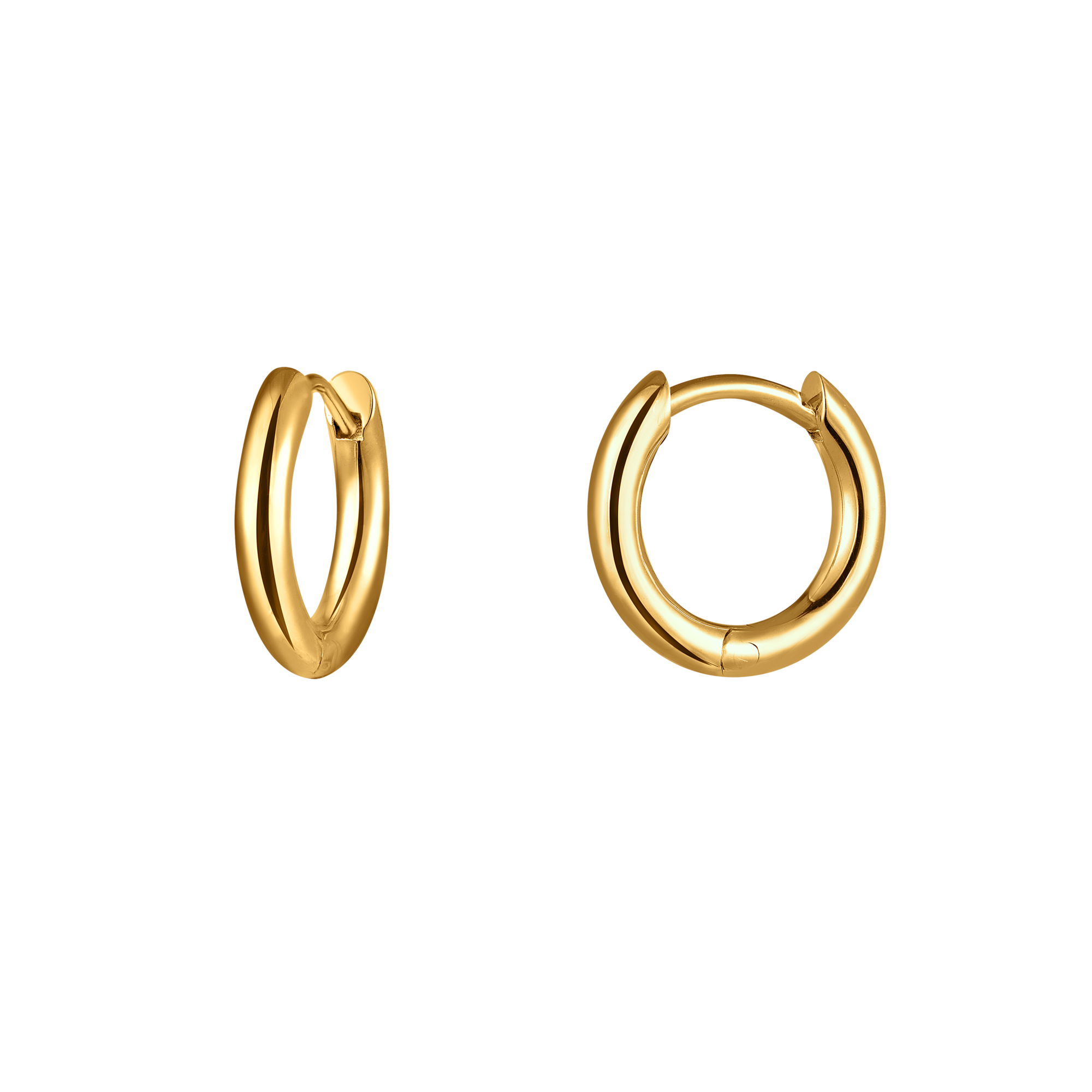 Моносерьга Small Click Gold 2.0