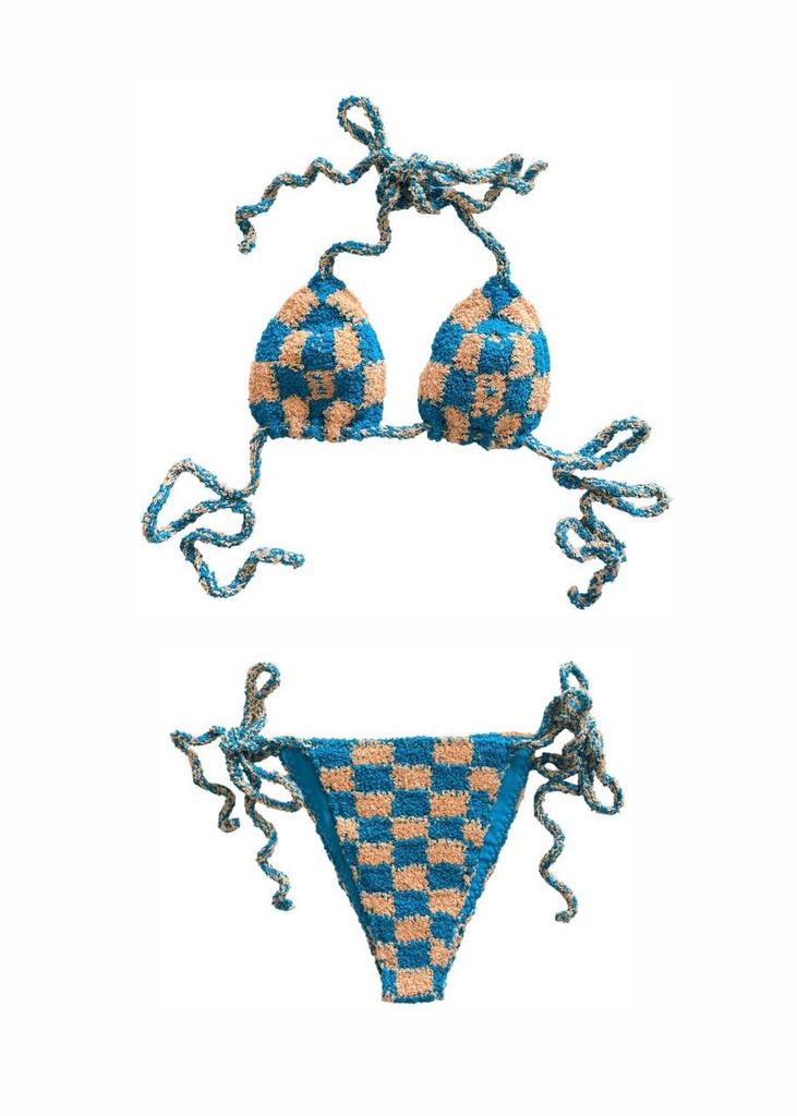 Crochet bikini Pink Sky