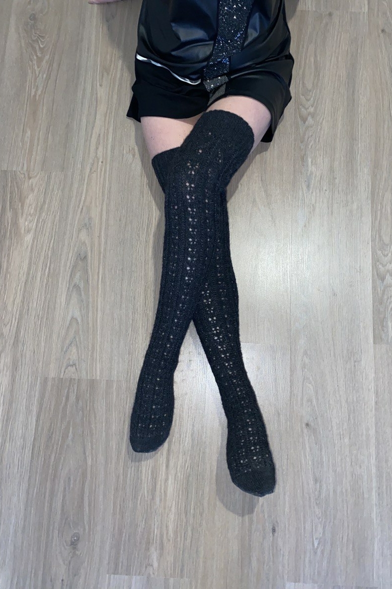 Описание-конструктор на базе одного узора #Butterfly_stockings *Бабочки