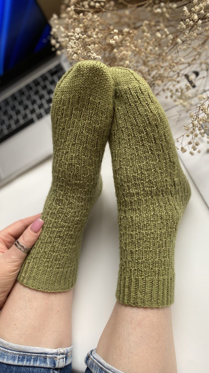 Описание носки #Wattle_socks *носки_плетень