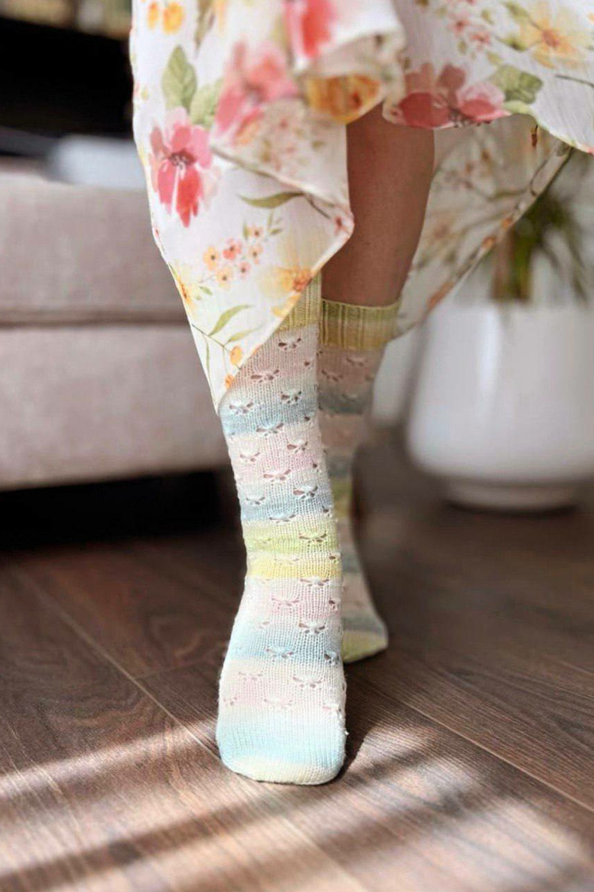 Описание носки #Moths_socks *Бабочки