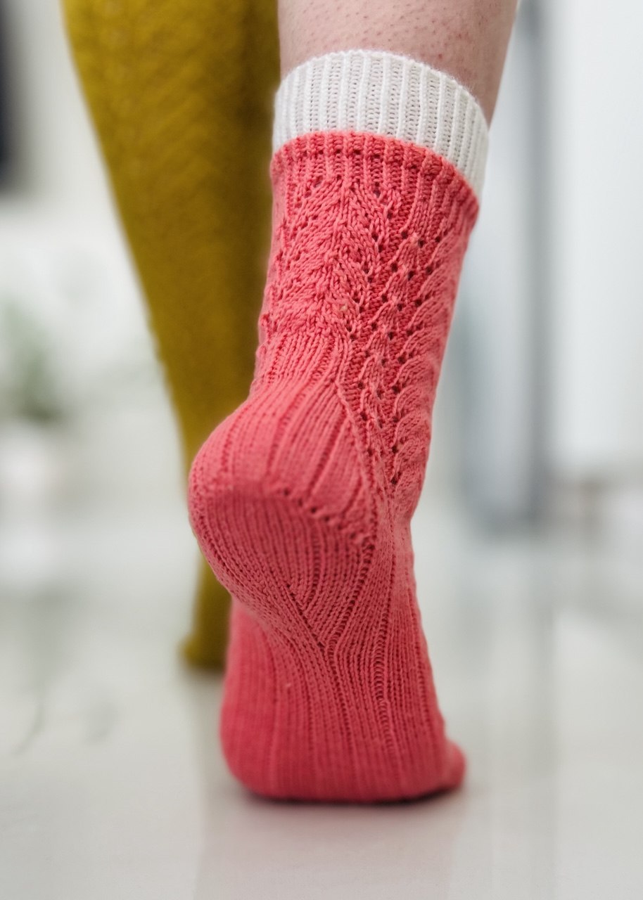 Описание-Конструктор Весна #spring_and_socks 2 изделия на базе одного узора