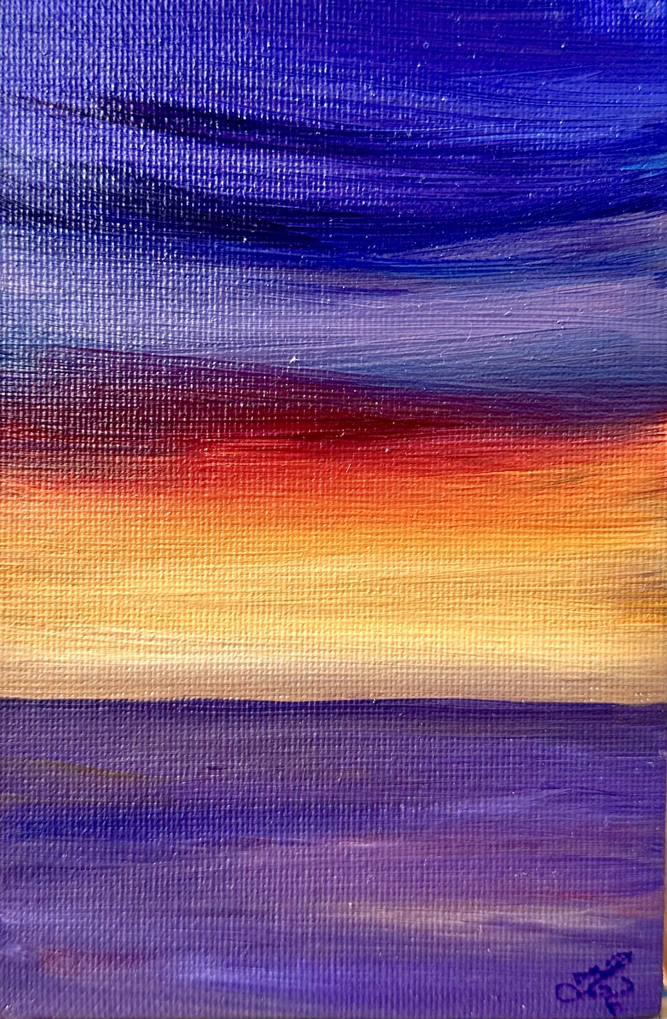 Фиолетовый закат