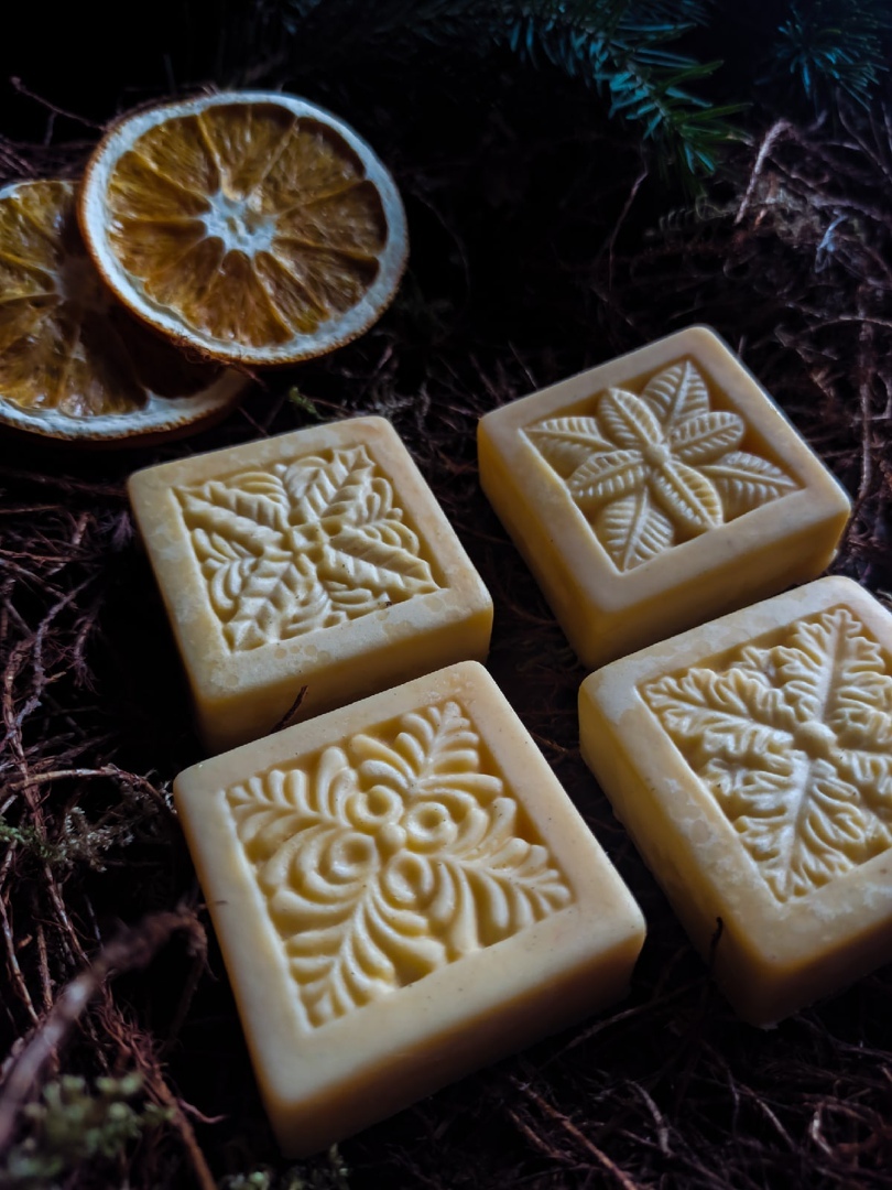 Массажная плитка с апельсиново-цветочным ароматом