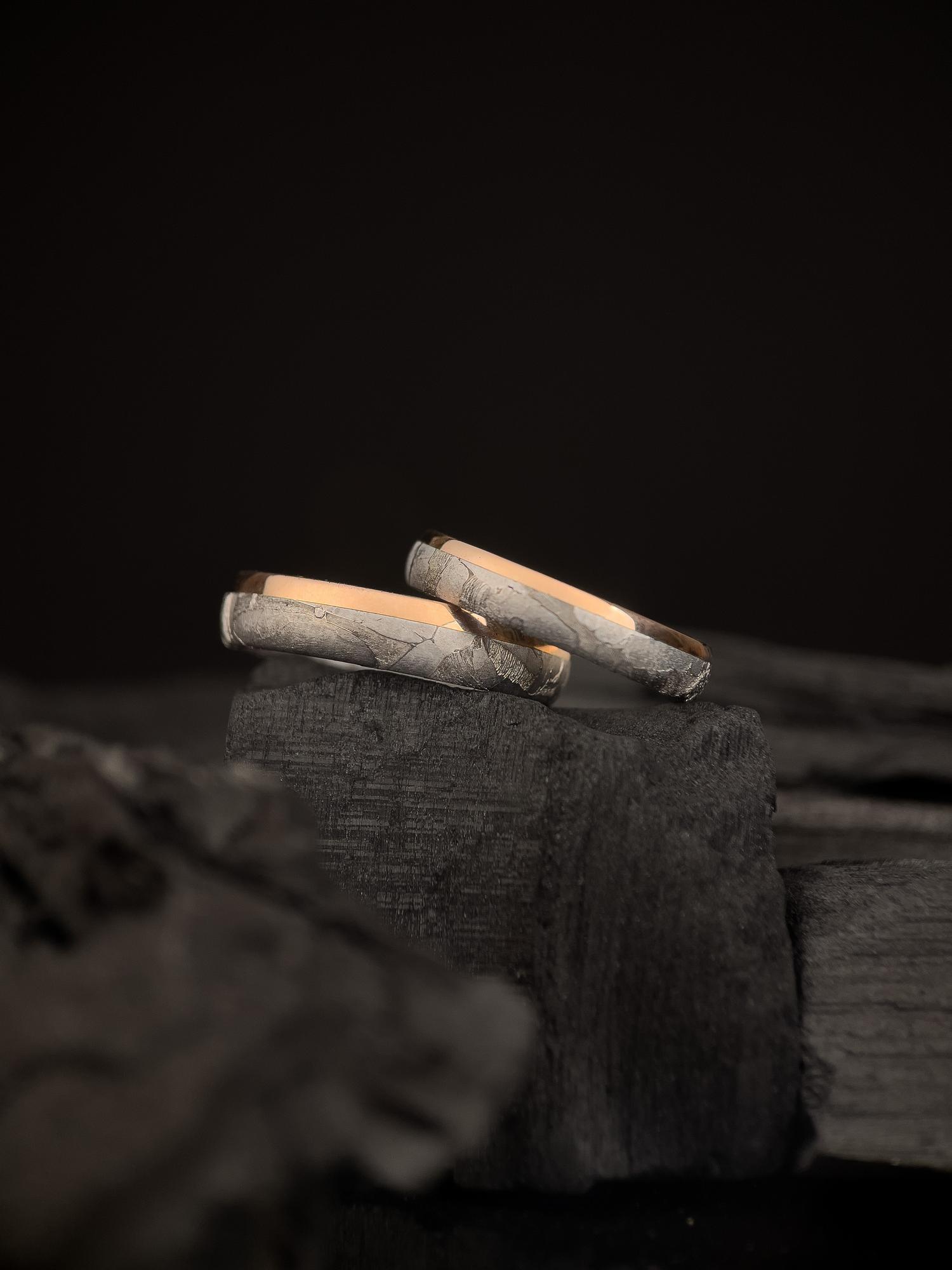 Кольцо с метеоритом "Harmony"