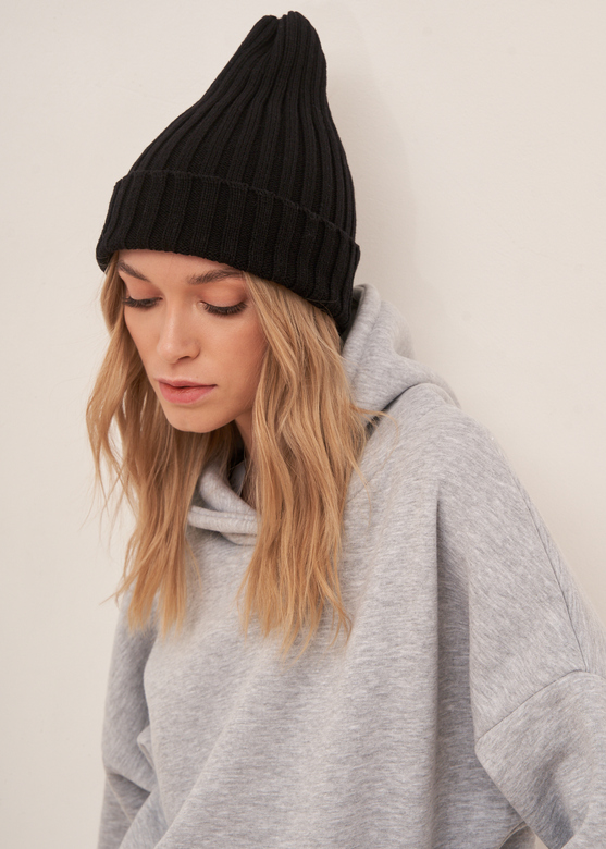 Шапка из шерсти BURLO BLACK