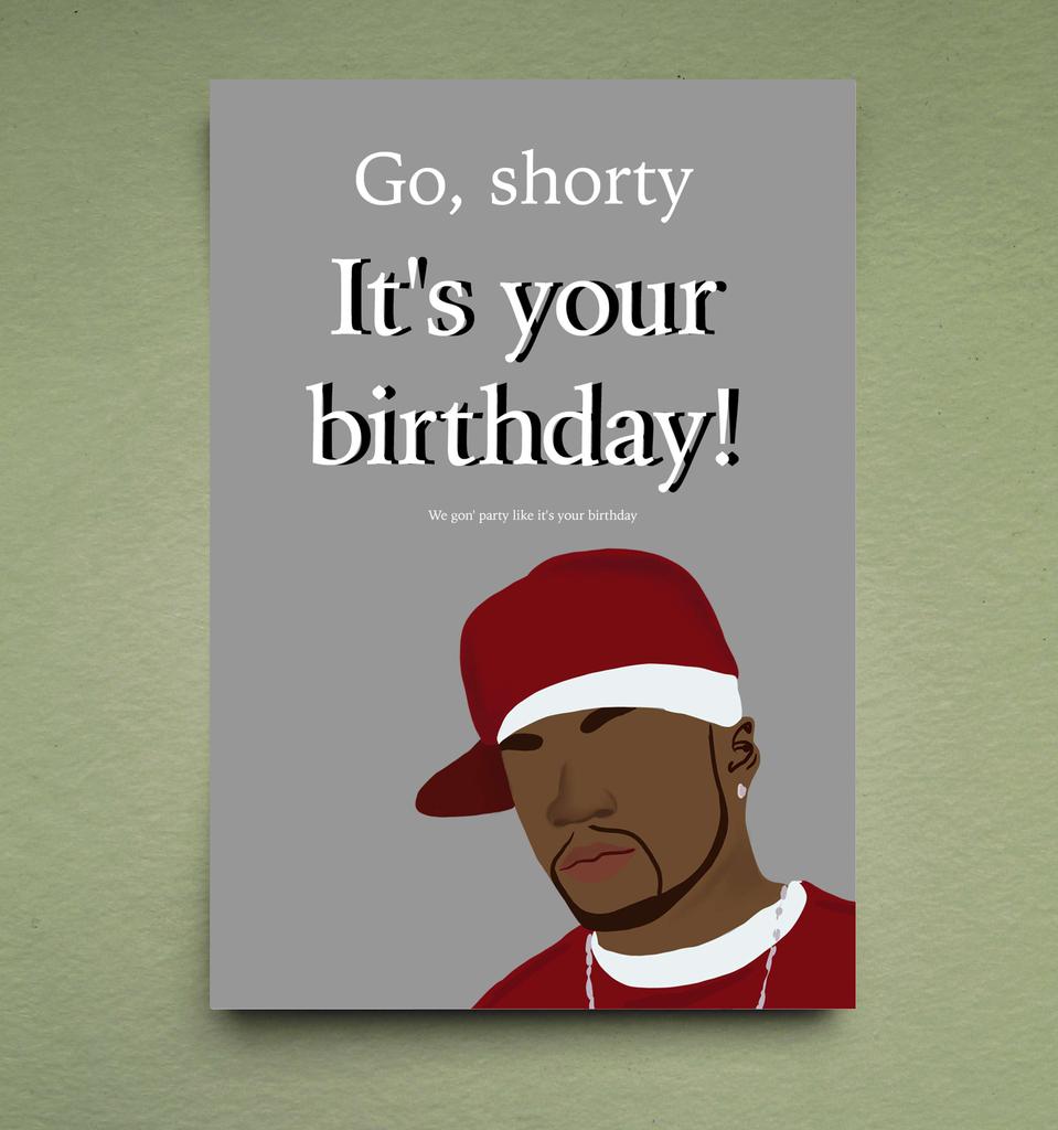 Открытка "50 cent"