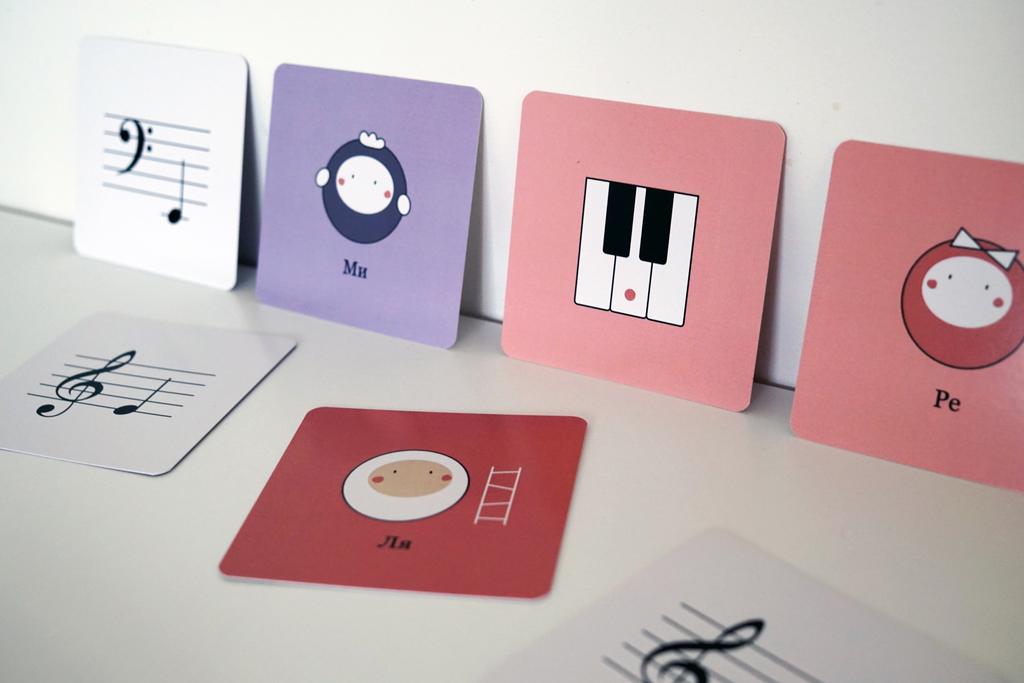 Карточки с нотами