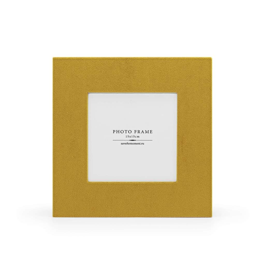 Фоторамка квадратная 15х15, велюр, chaitea