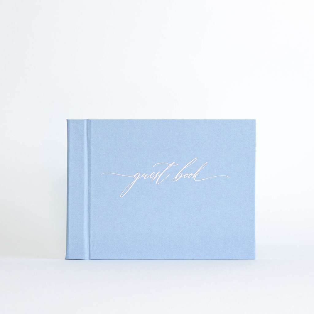 Книга пожеланий на свадьбу "Thin Lenin Windless  blue a5"