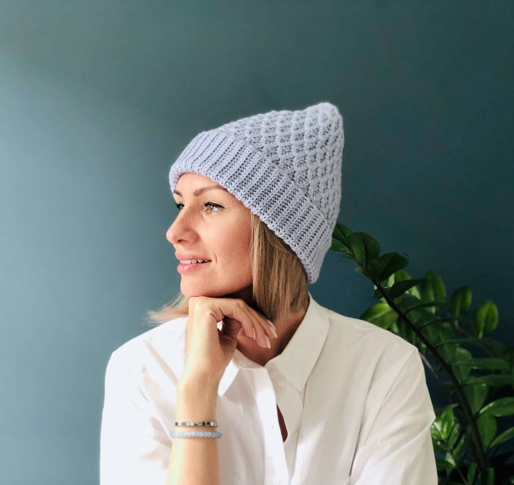 Мастер-класс по вязанию крючком шапочки "Интерлейс" (Interlace)