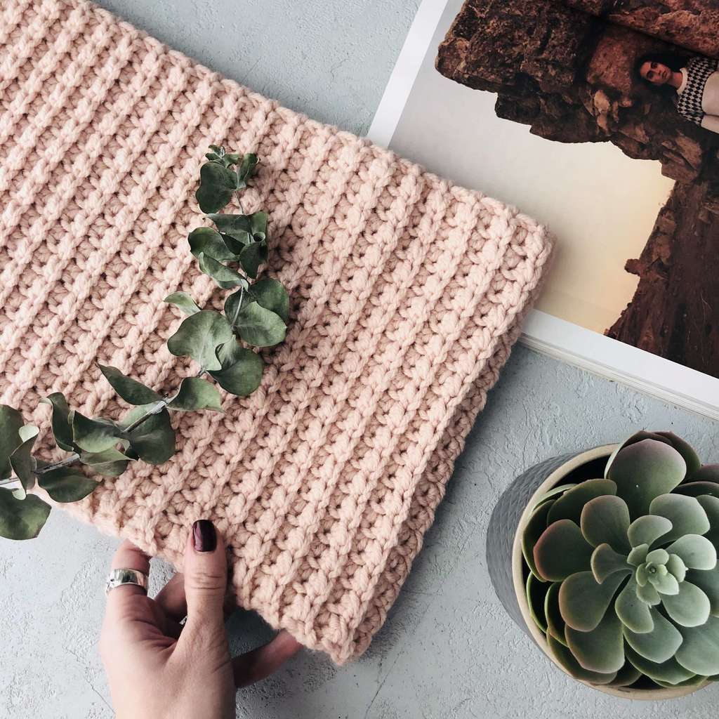 БЕСПЛАТНЫЙ Мастер-класс по вязанию крючком снуда "Пиксель" (Pixel)