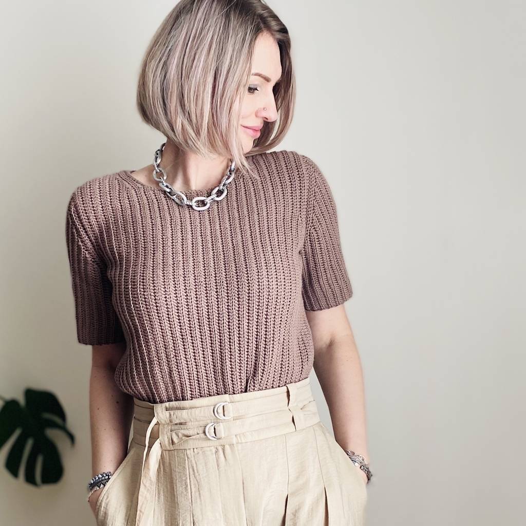 Мастер-класс + "совместник" по вязанию крючком футболки "Симпл Кози" (Simple Cozy)