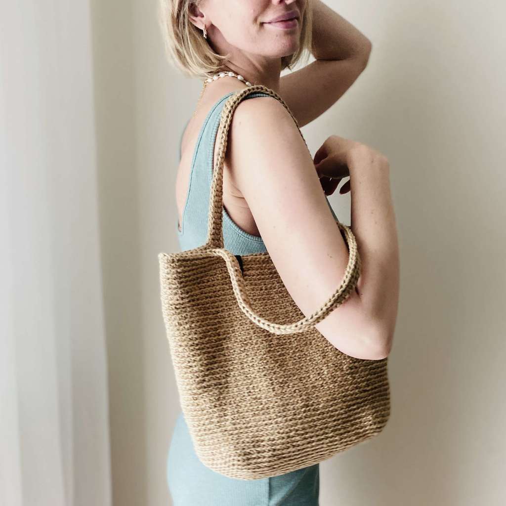 БЕСПЛАТНЫЙ Мастер-класс по вязанию крючком сумки "Джутовая" (Easy Jute bag)