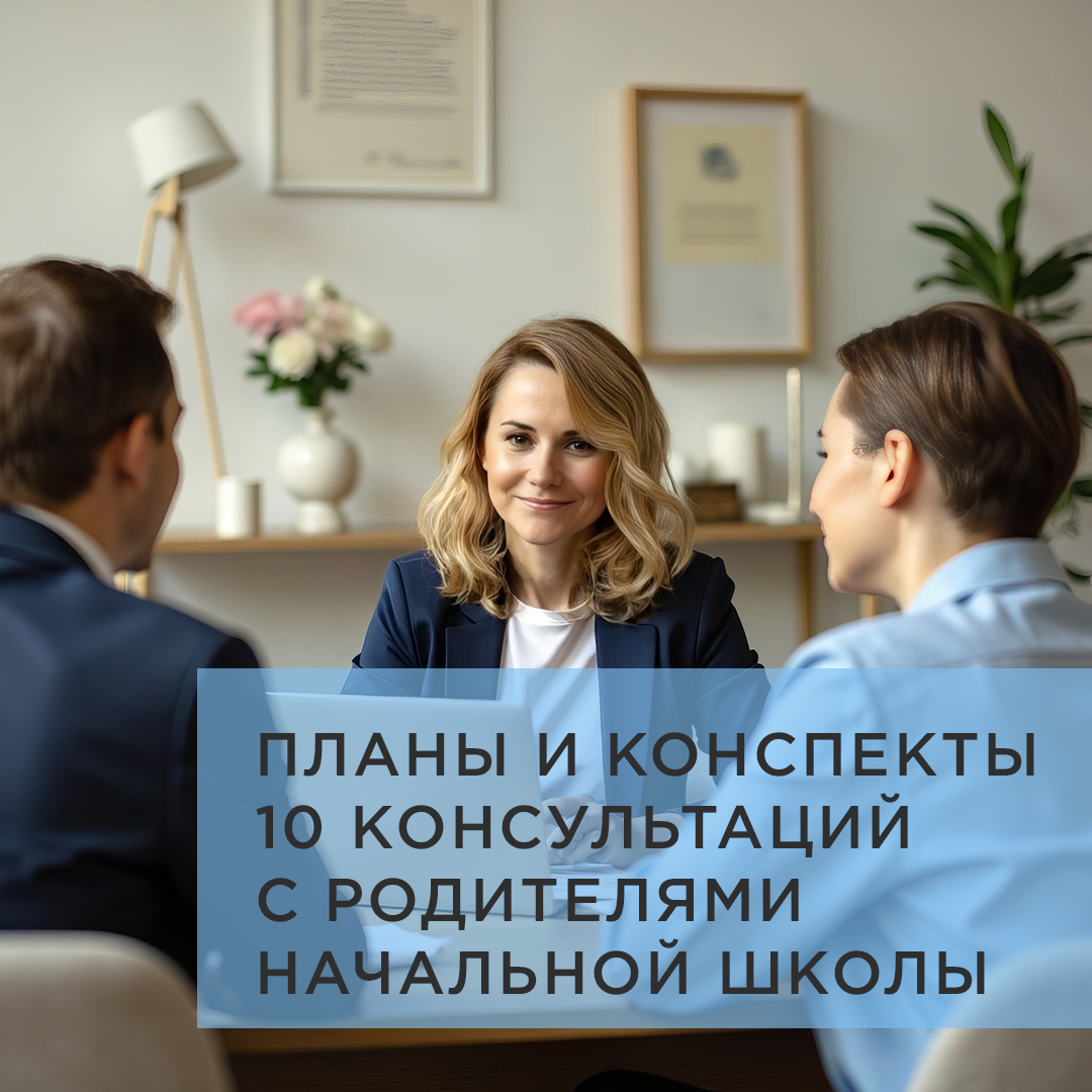 Планы и конспекты 10 консультаций с родителями начальной школы