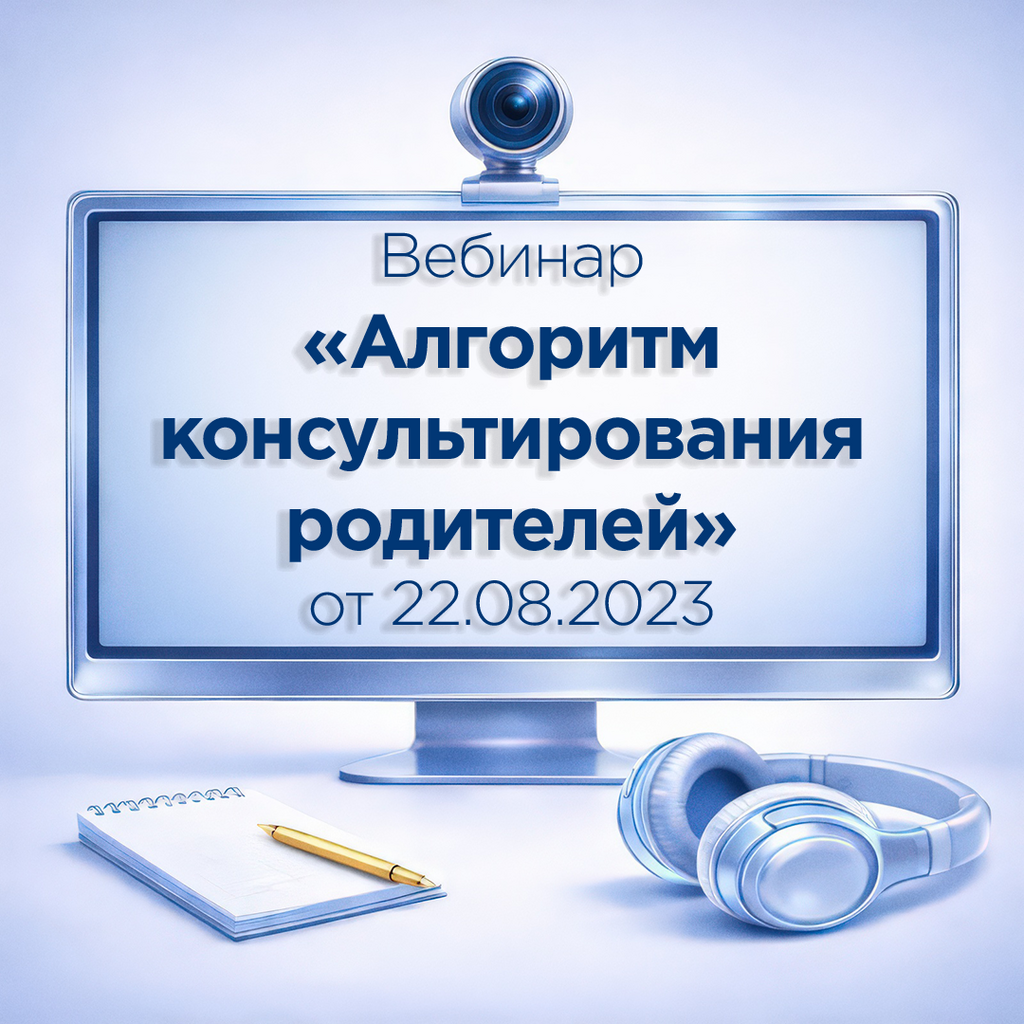 Вебинар «Алгоритм консультирования родителей» для педагогов-психологов: структура и этапы индивидуальной консультации