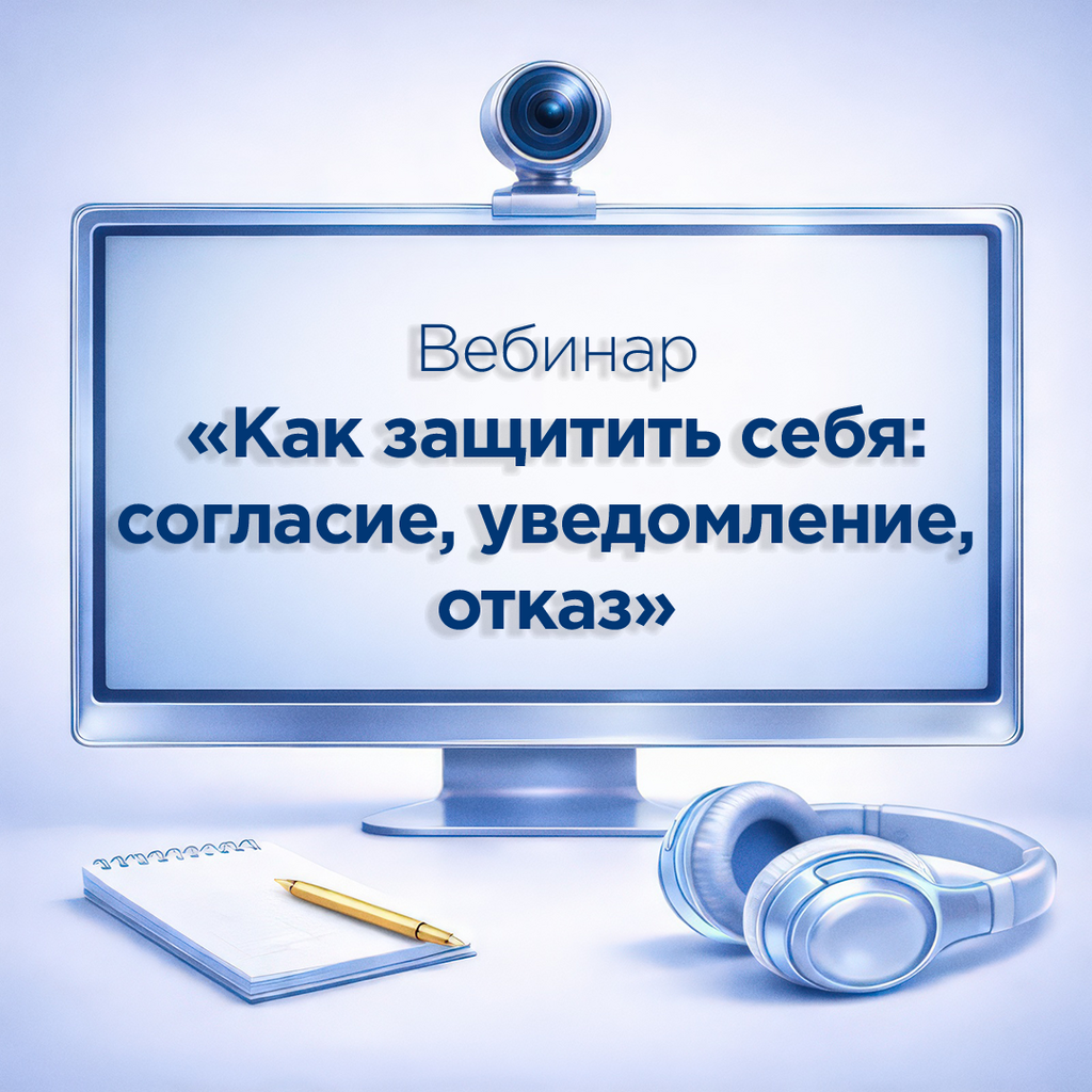Вебинар «Как защитить себя: согласия, уведомления, отказы» для педагога-психолога ДОУ и школы