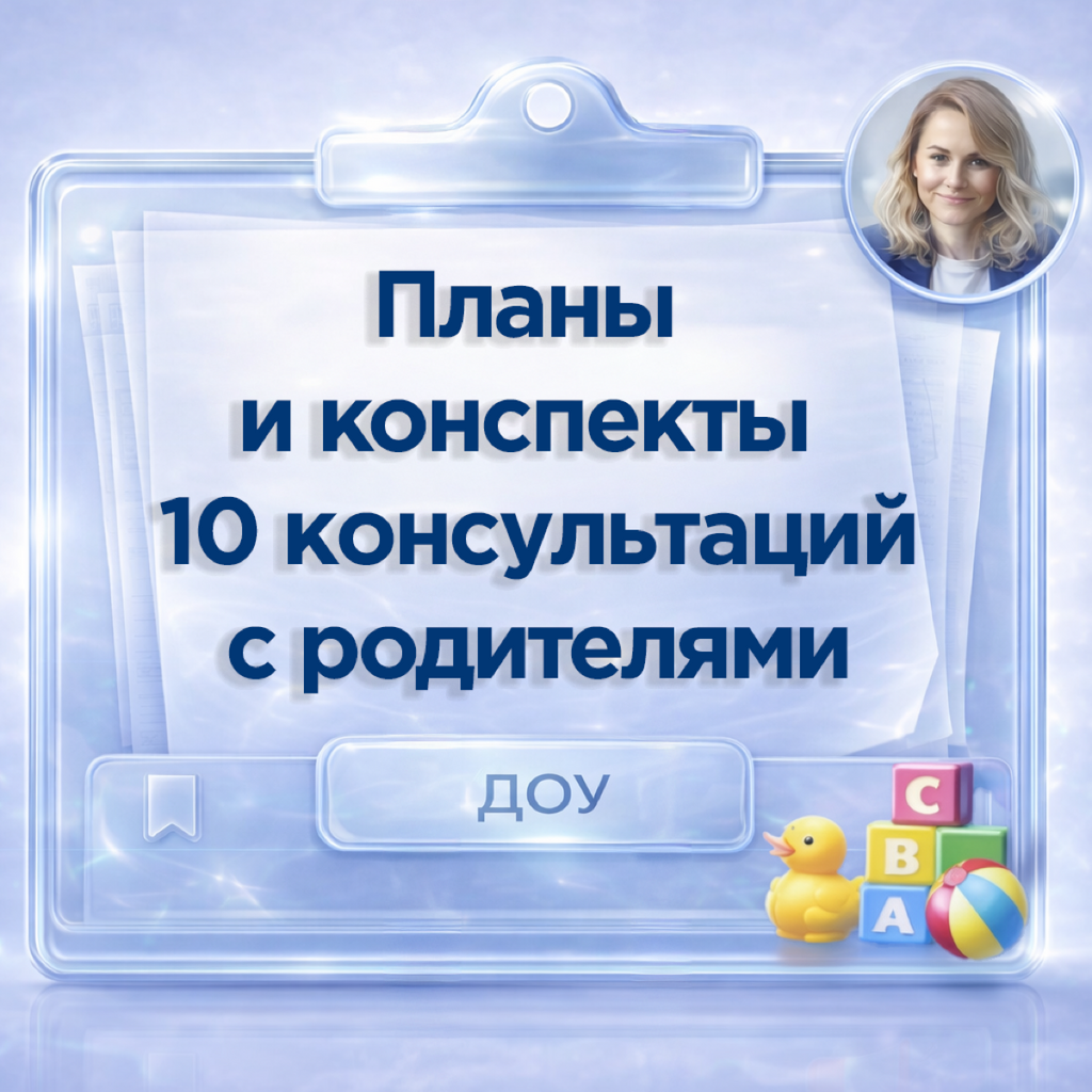 Комплект планов консультаций педагога-психолога с родителями дошкольников: десять тем, структура встречи и рекомендации