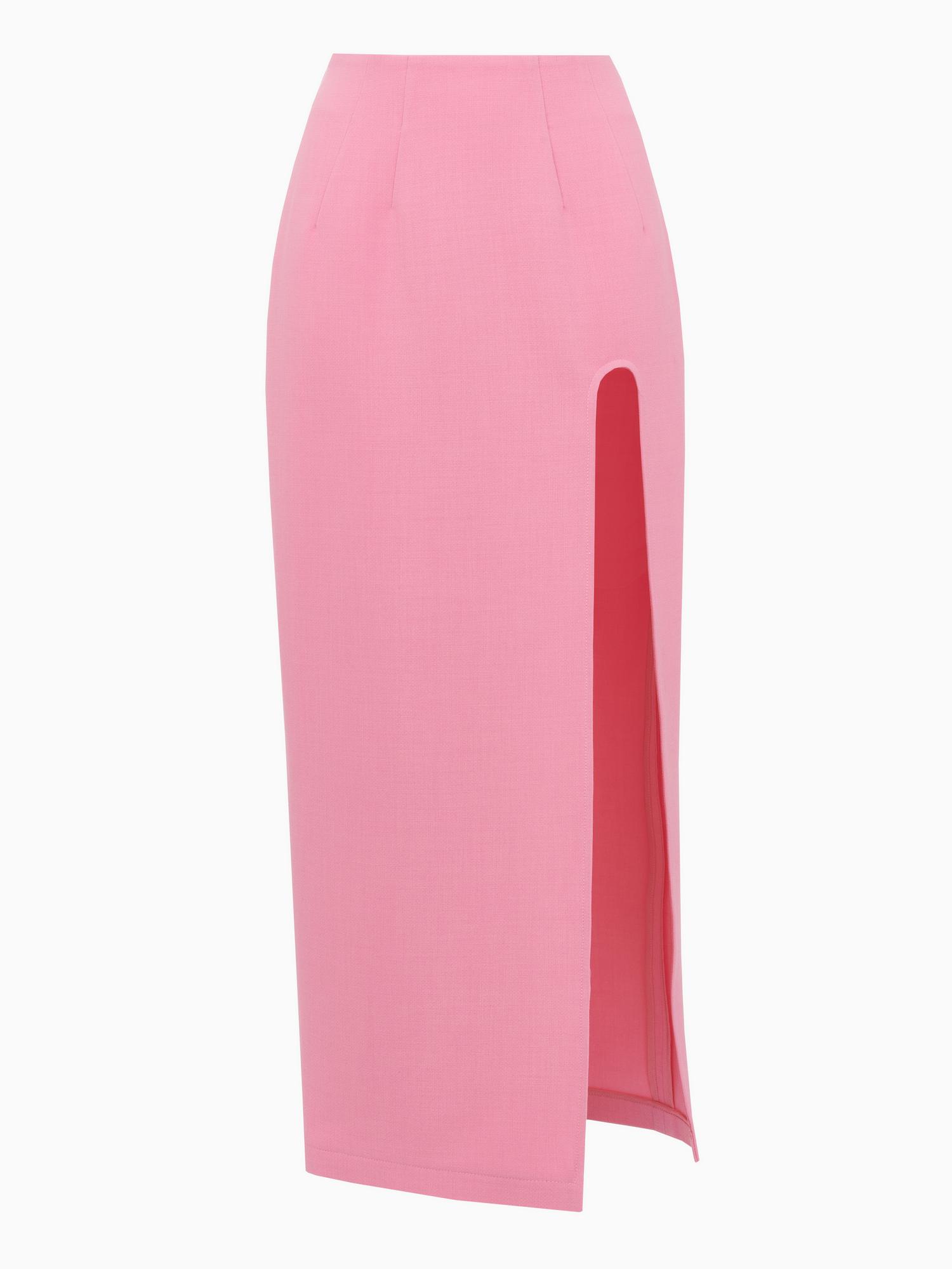 ЮБКА-КАРАНДАШ ИЗ ИТАЛЬЯНСКОЙ ШЕРСТИ