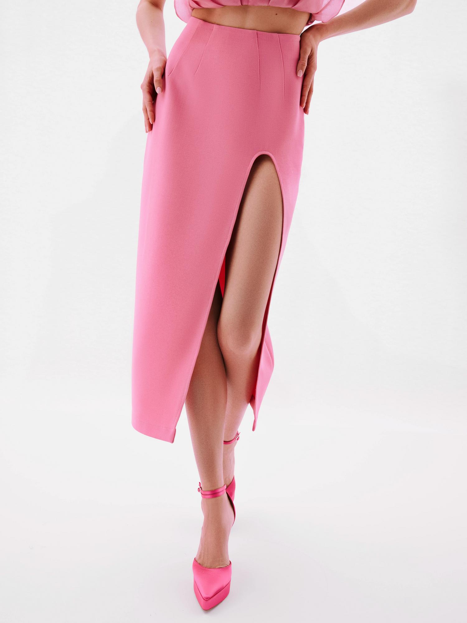 ЮБКА-КАРАНДАШ ИЗ ИТАЛЬЯНСКОЙ ШЕРСТИ