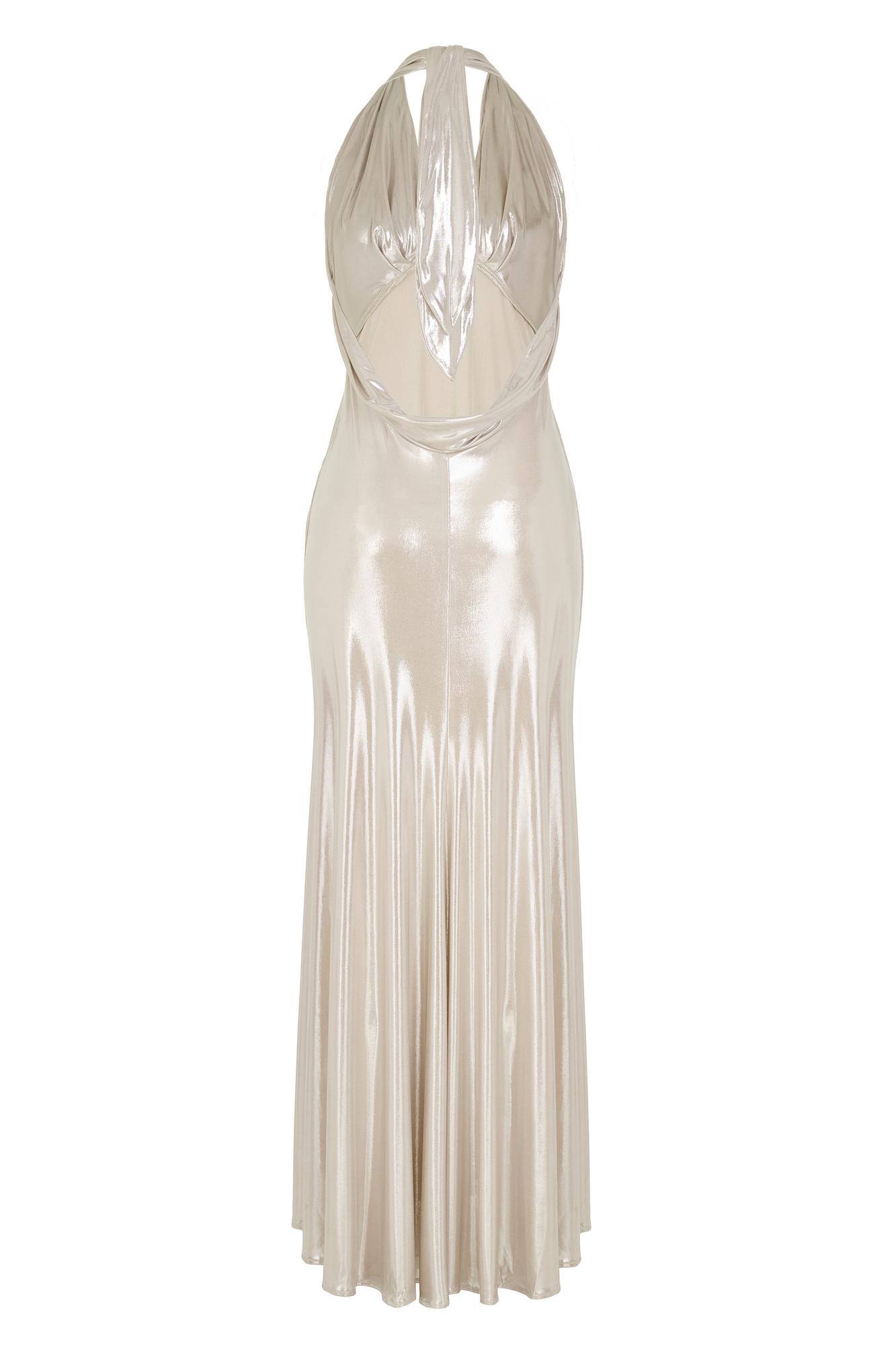 Платье макси длины CHAMPAGNE