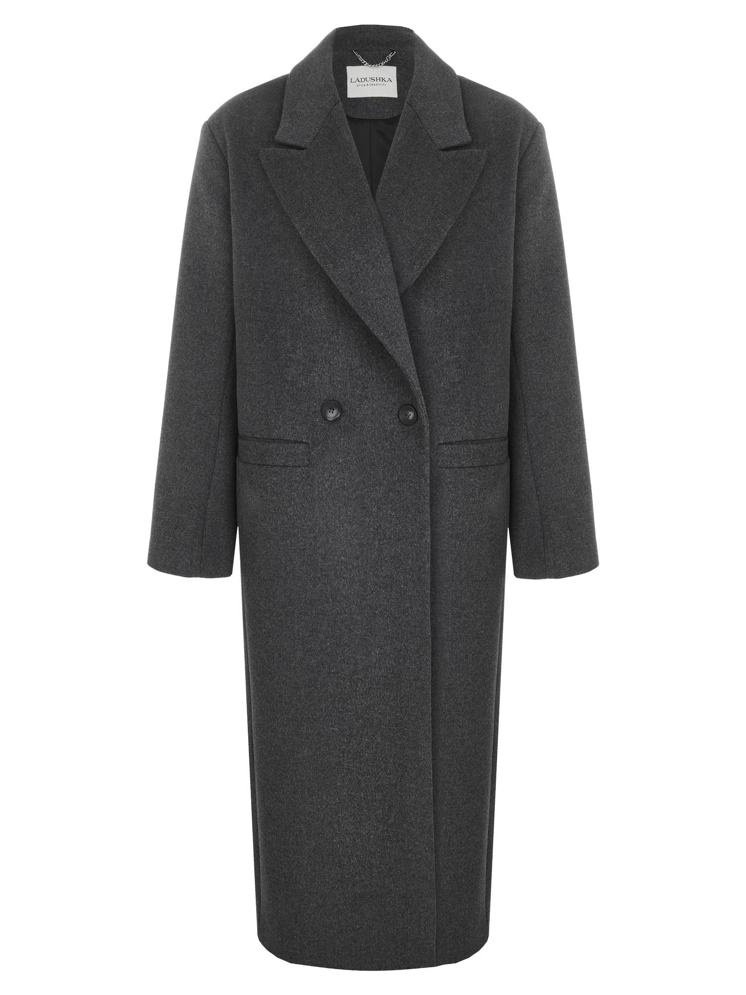 Шерстяное пальто GREY