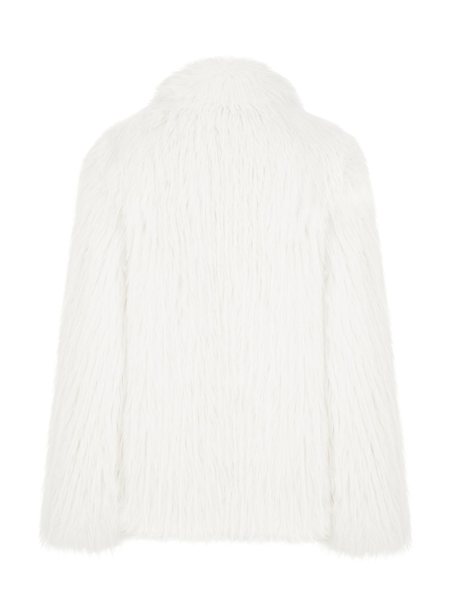 Шуба из эко-меха