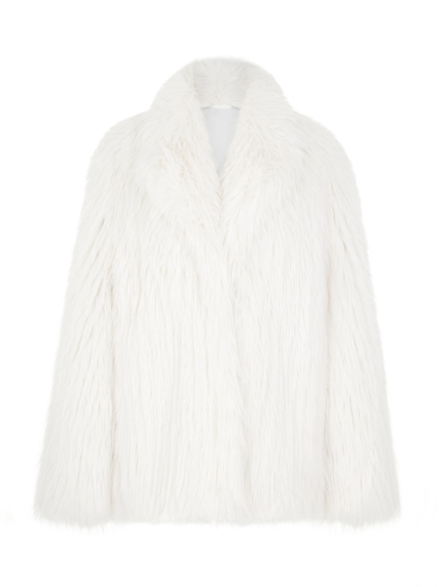 Шуба из эко-меха