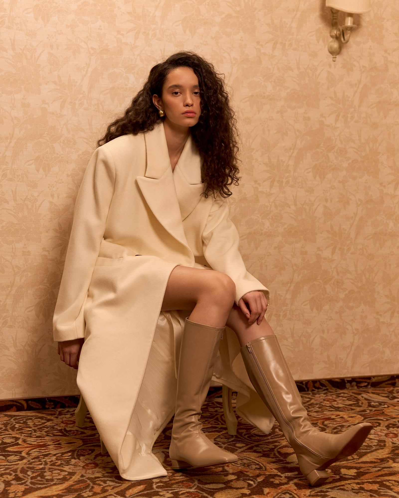 Шерстяное пальто MILK