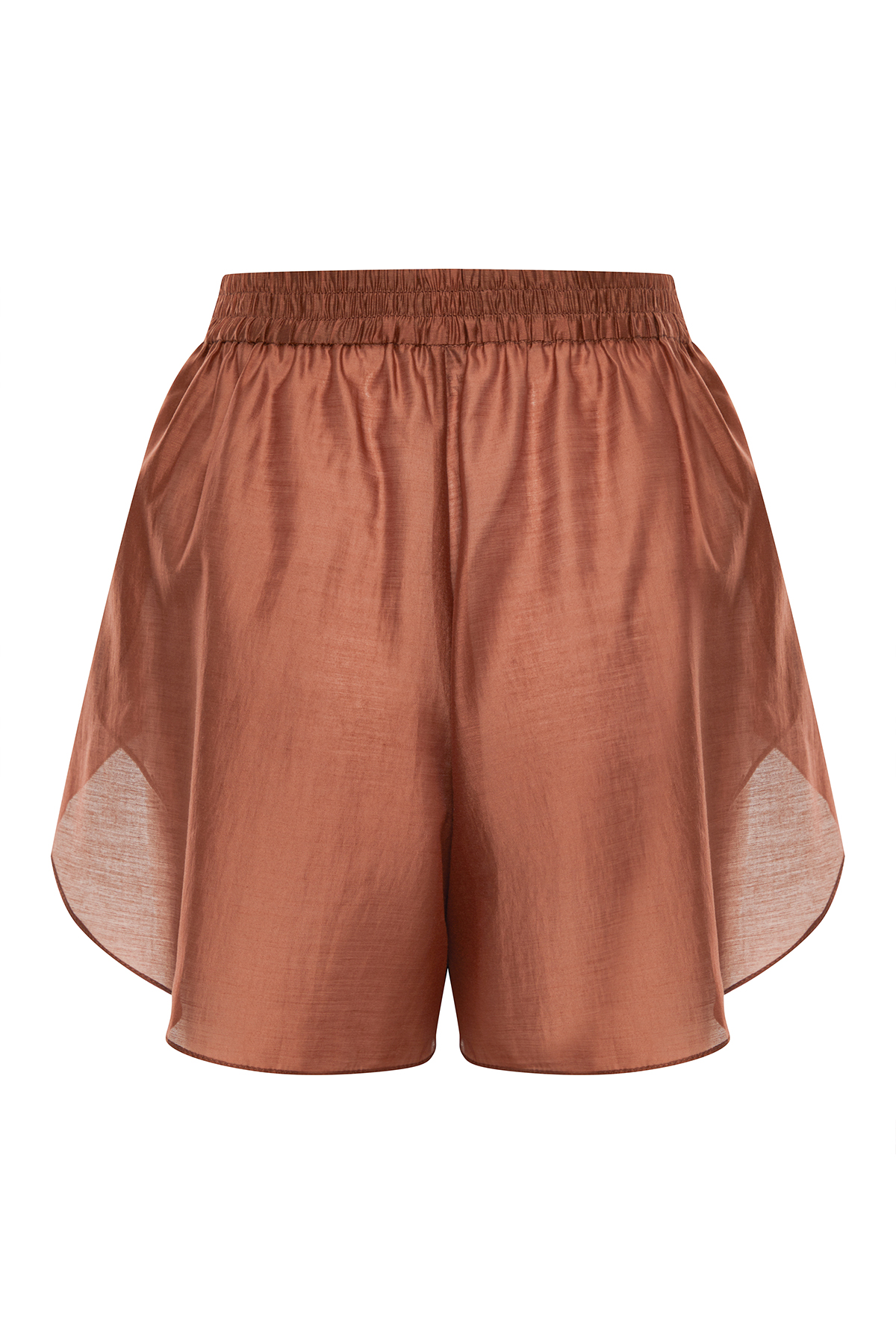 Пляжные шорты из воздушной ткани BROWN