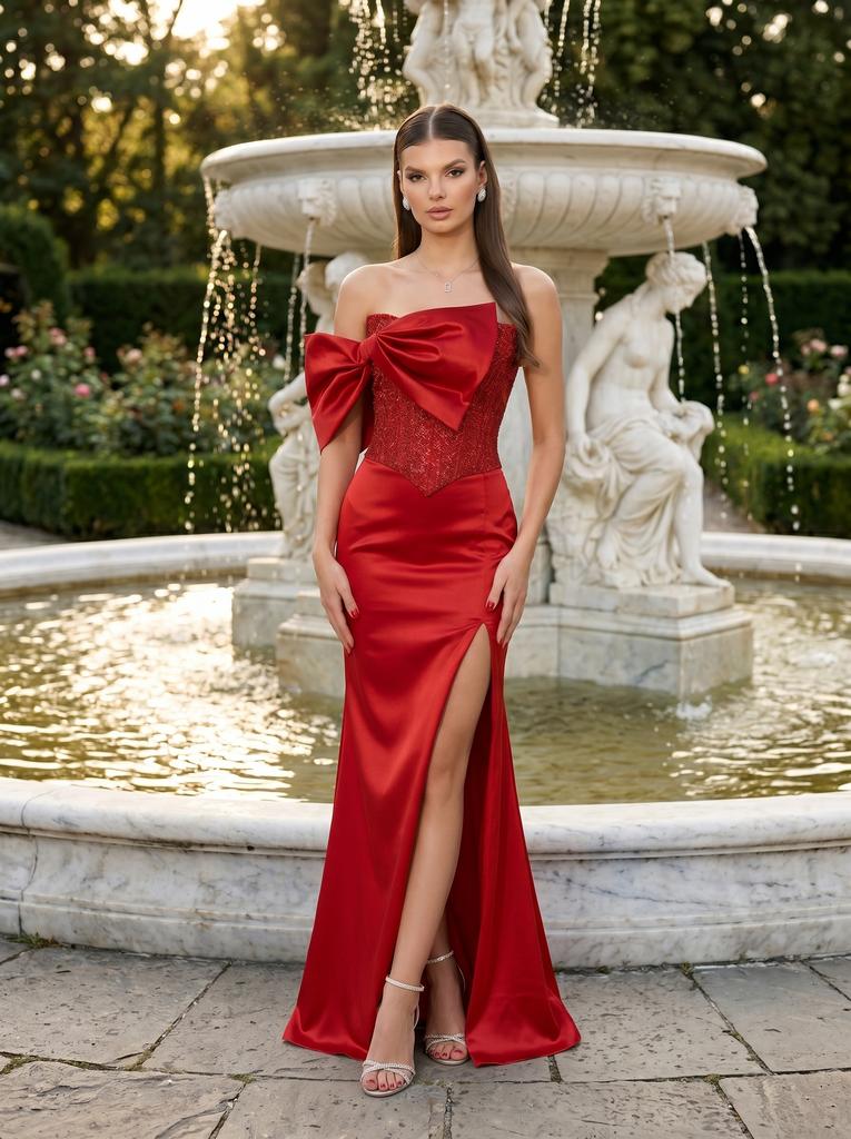 Вечернее платье 25048.2 крас